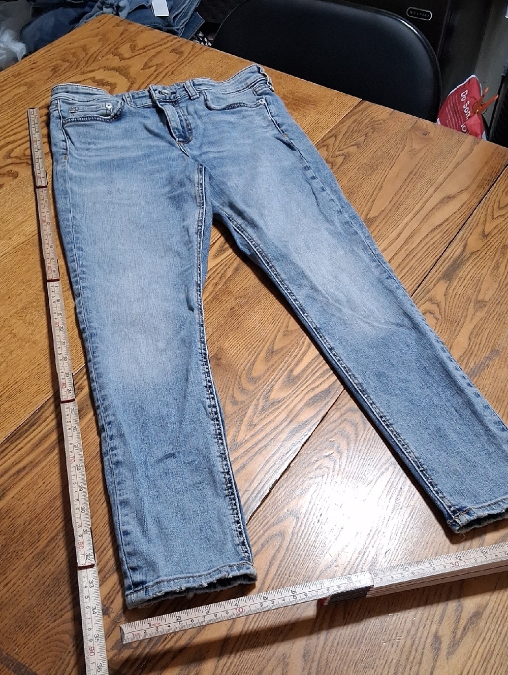RAG & BONE Jeans Womens 27 BLUE CATE Preowned Denim Skinny MID RISE Pants Used